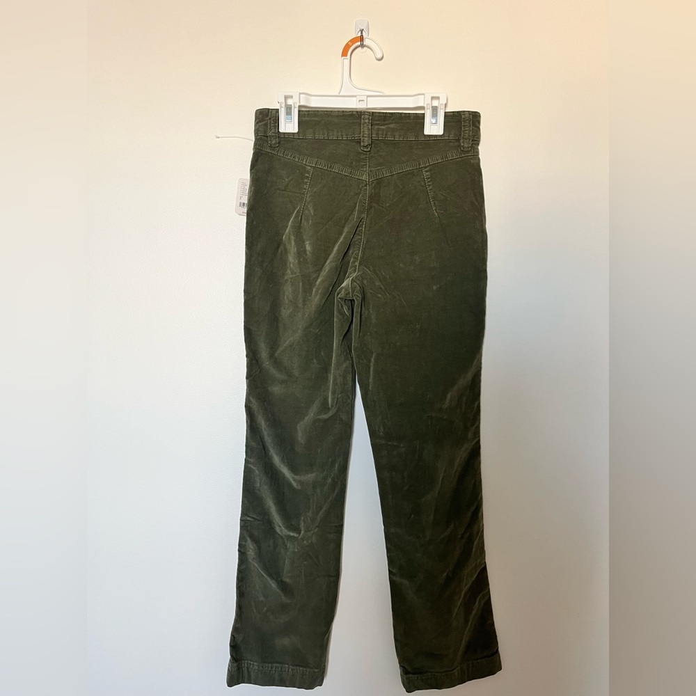 Free People High Time Kick Flare pants in Chive green corduroy - Picture 4 of 14